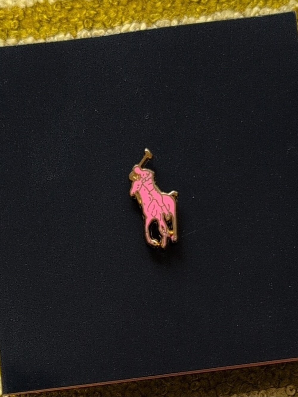 Ralph Lauren Enamel Pin- Cancer Awareness